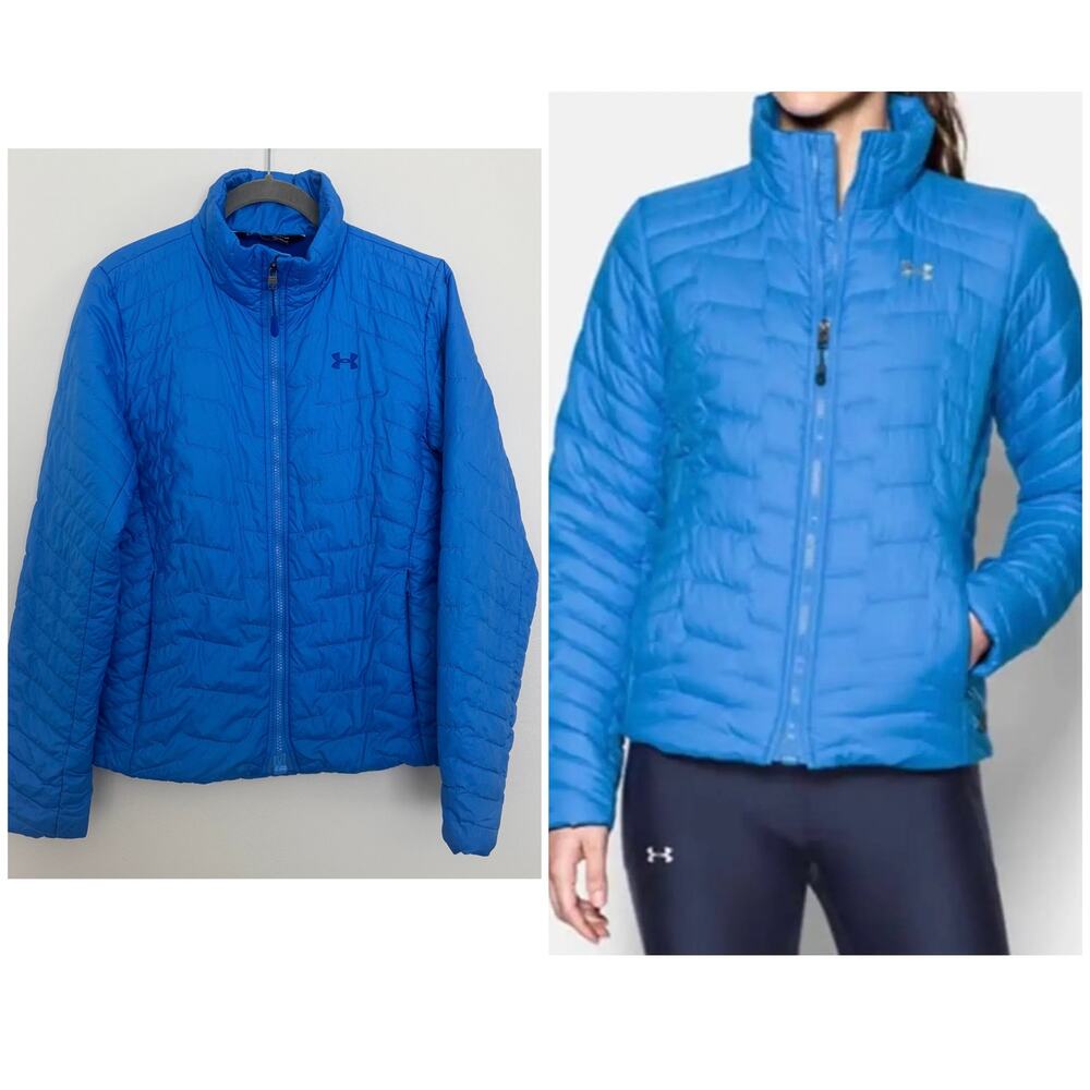 Under Armour Woman’s ColdGear Reactor Jacket in Mako Blue